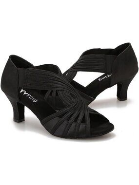 Stylish Women's Latin Salsa Dance Shoes - 2.5'' Heels for Practice & Performance